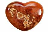 Colorful Carnelian Agate Heart #277957-1